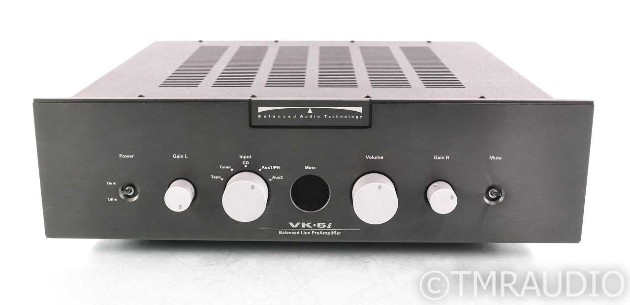 BAT VK5i Balanced Stereo Tube Preamplifier; VK-5i; Remote