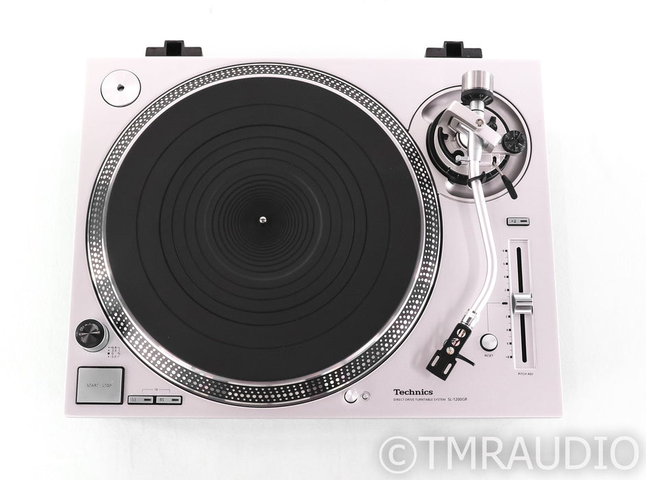 Technics SL-1200GR Direct-Drive Turntable; SL1200GR; Silver (No Cartridge)