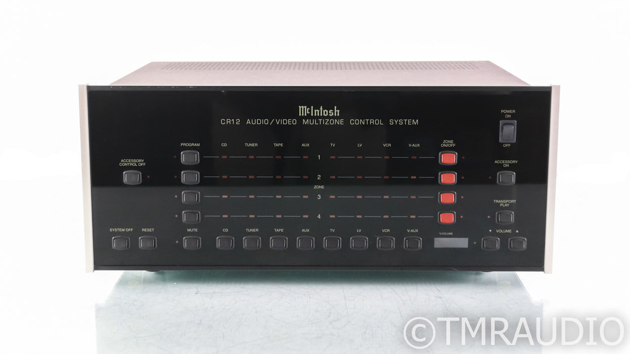 McIntosh CR12 Multi Zone A / V Controller; CR-12; Vintage Home Theater