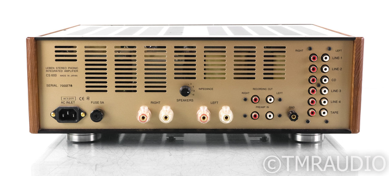 Leben Model CS600 Stereo Tube Integrated Amplifier