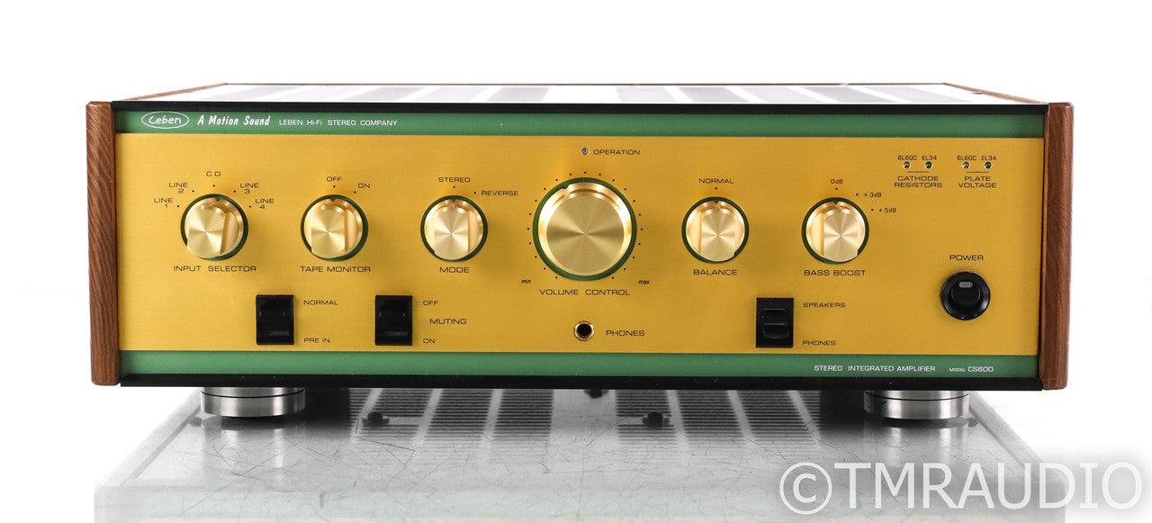 Leben Model CS600 Stereo Tube Integrated Amplifier