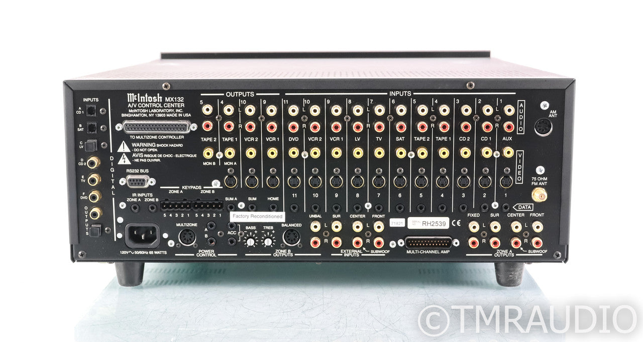 McIntosh MX132 5.1 Channel Home Theater Processor; MX-132