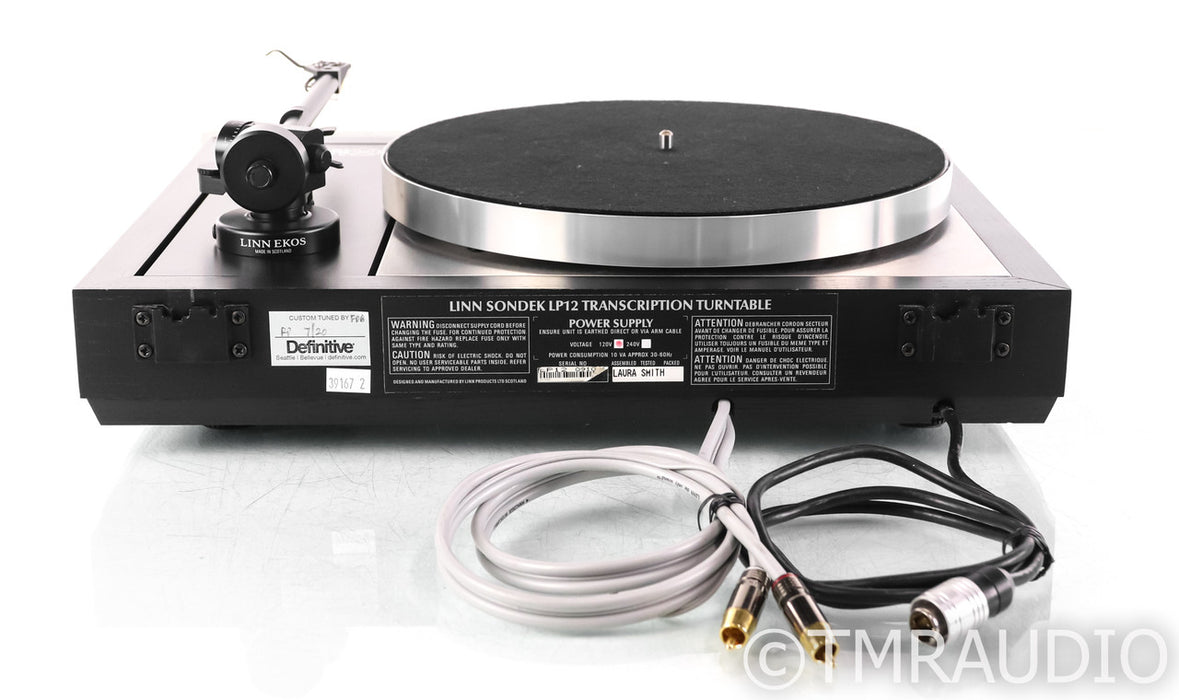 Linn Sondek LP12 Turntable; Ekos; Krystal; Lingo; Karousel; Trampolin