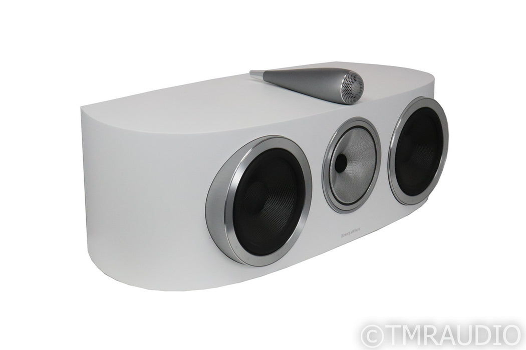 B&W HTM1 D3 Center Channel Speaker; White; Diamond Series