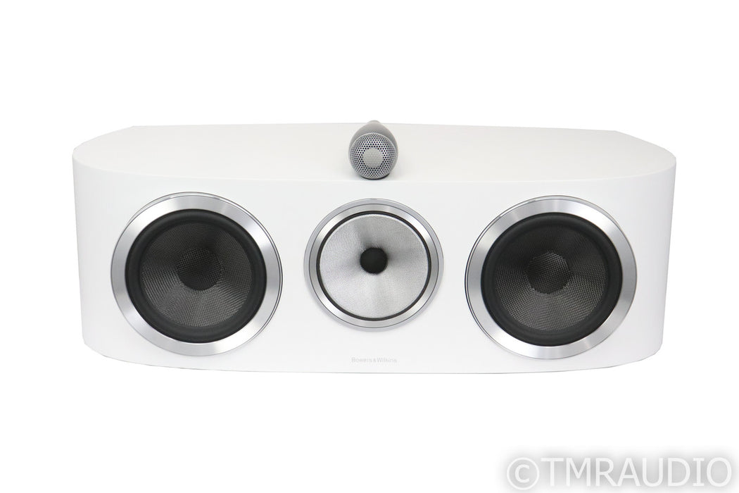 B&W HTM1 D3 Center Channel Speaker; White; Diamond Series