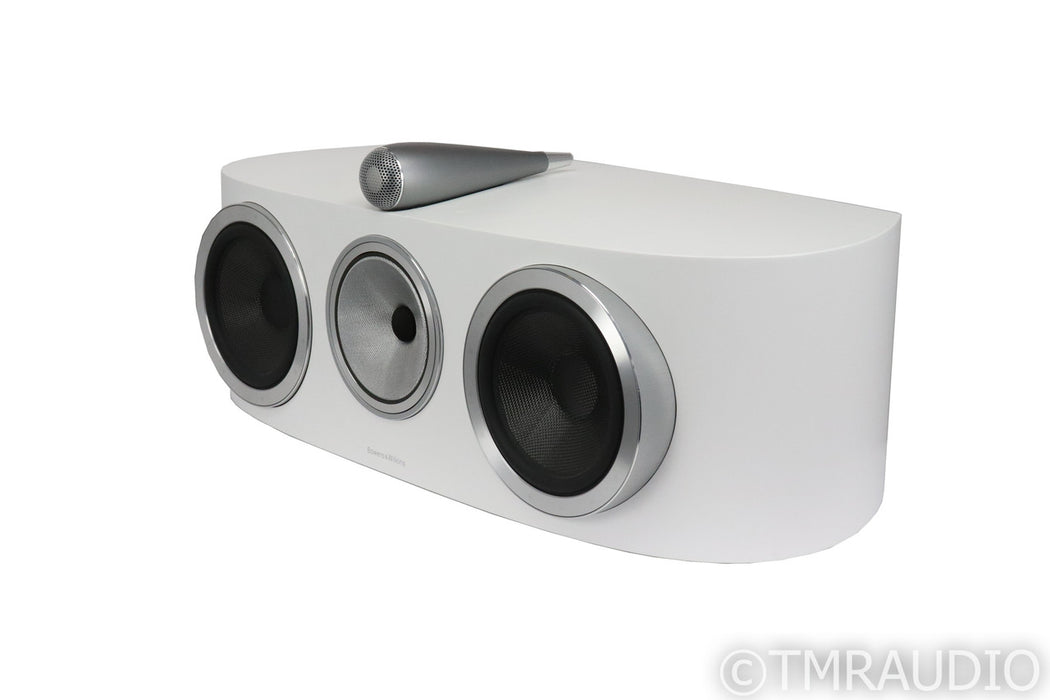 B&W HTM1 D3 Center Channel Speaker; White; Diamond Series