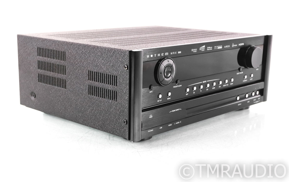 Anthem MRX 500 7.1 Channel Home Theater Receiver; Remote (No Room Correction)