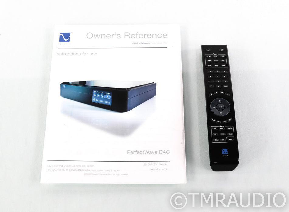 PS Audio PerfectWave DAC II; Remote; Silver; Bridge 1; MkII