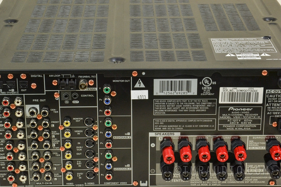 Pioneer VSX-1014tx Home Theater Receiver
