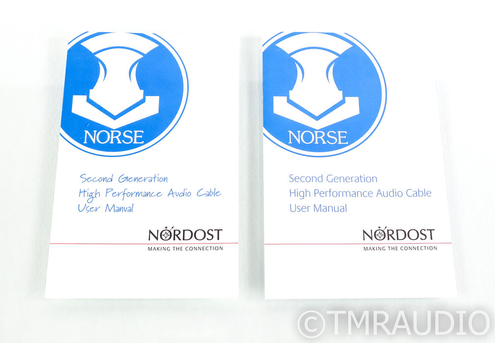 Nordost Heimdall 2 XLR Cables; 1m Pair Balanced Interconnects