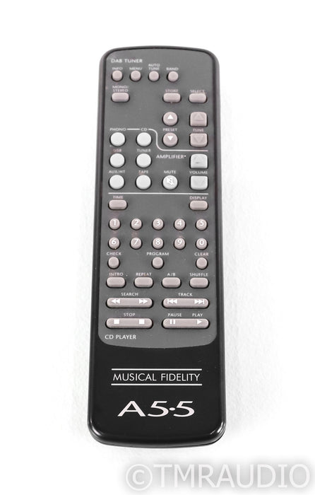 Musical Fidelity A5.5 Stereo Integrated Amplifier; A5-5; Remote; MM Phono; USB