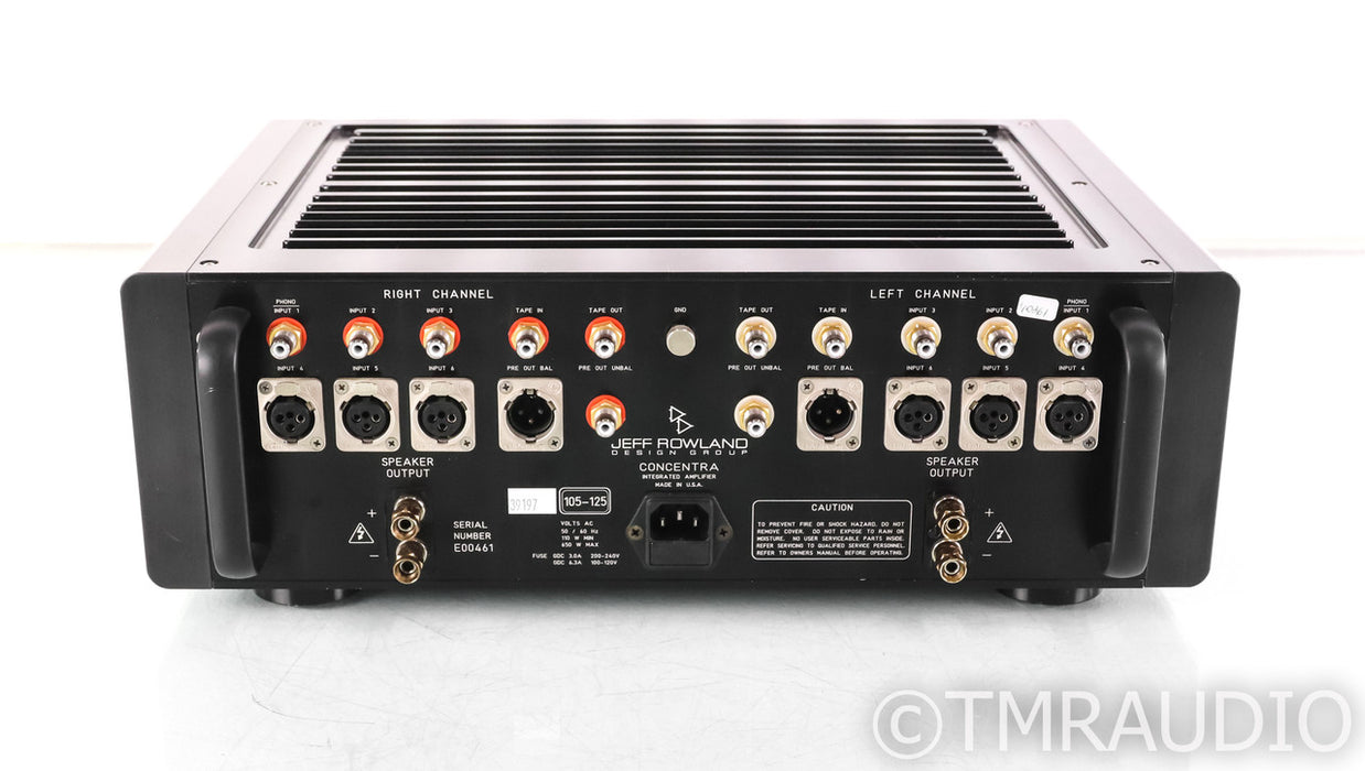 Jeff Rowland Concertra 1 Stereo Integrated Amplifier; Silver