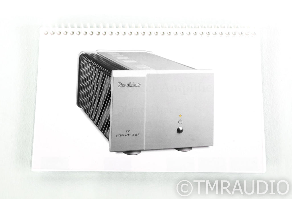 Boulder 850 Mono Power Amplifier; Pair