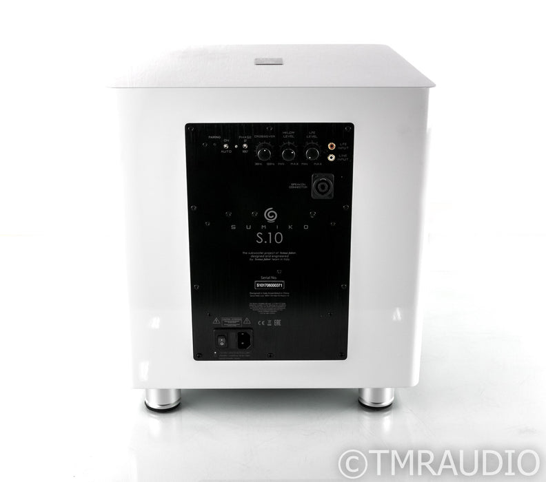 Sumiko S.10 12" Powered Subwoofer; White; S10; Warranty