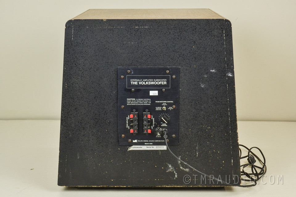 M&K Miller & Kreisel Volkswoofer Powered Subwoofer