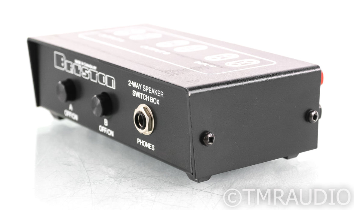 Bryston 2-Way Speaker Switch Box; Headphone Jack; Passive
