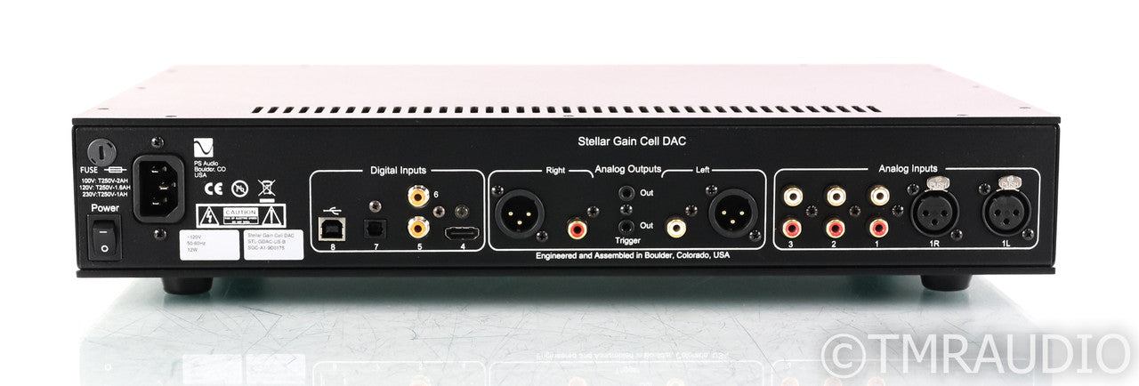 PS Audio Stellar Gain Cell DAC; D/A Converter; Black; Remote (Used)