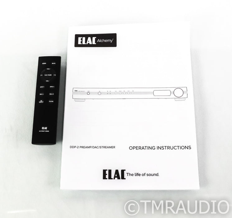 Elac Alchemy Series DDP-2 DAC; Remote; Black; DDP2; USB; Roon Ready