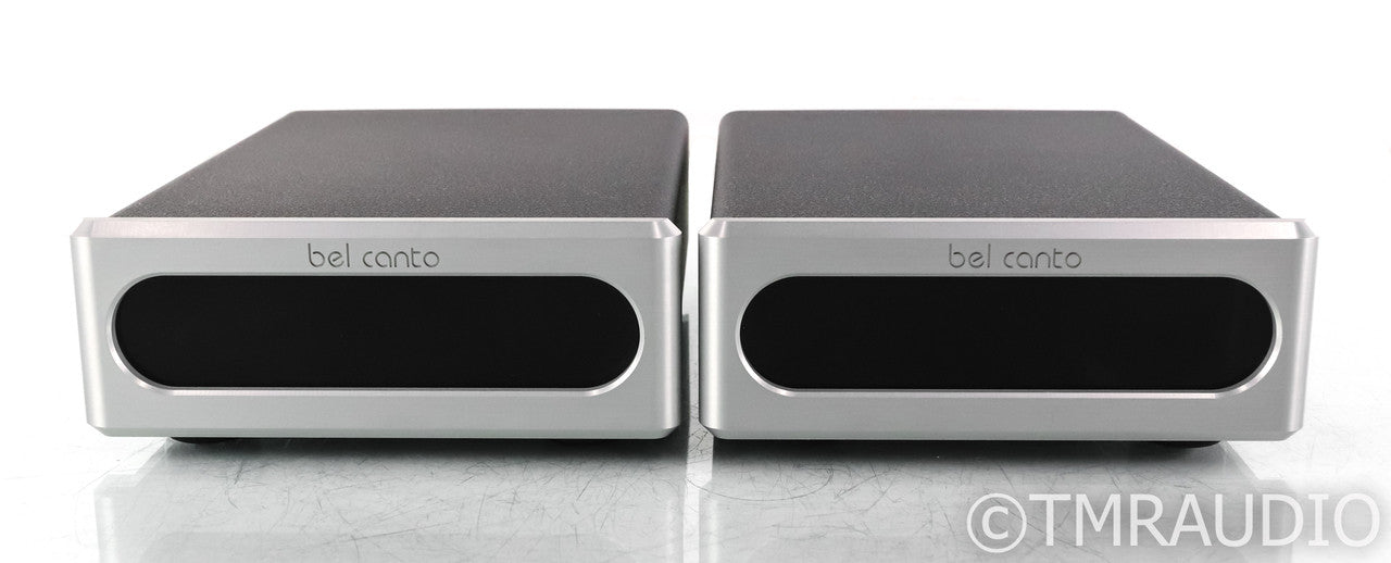 Bel Canto e.One REF600M Mono Power Amplifiers; Silver Pair; Reference 600-M