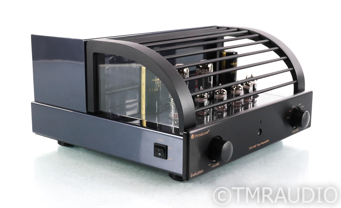 PrimaLuna EVO 400 Stereo Tube Preamplifier; Remote; Black