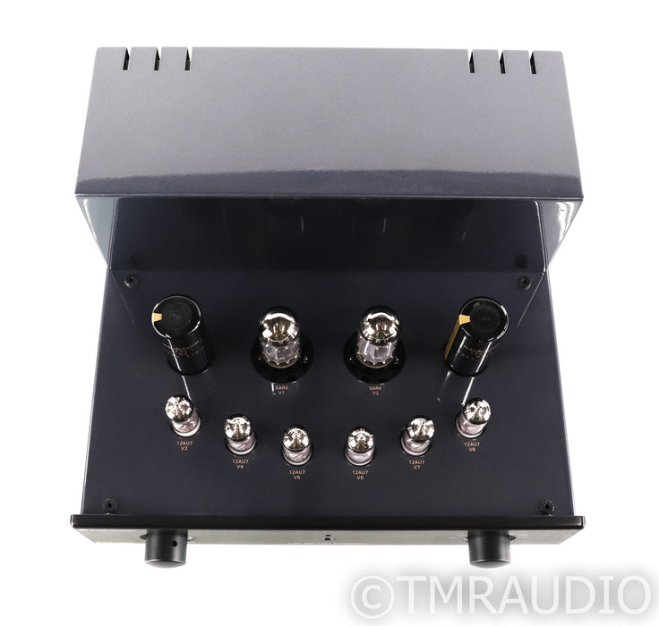 PrimaLuna EVO 400 Stereo Tube Preamplifier; Remote; Black