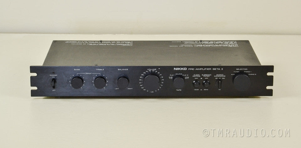 Nikko Beta ii Vintage Stereo Preamplifier