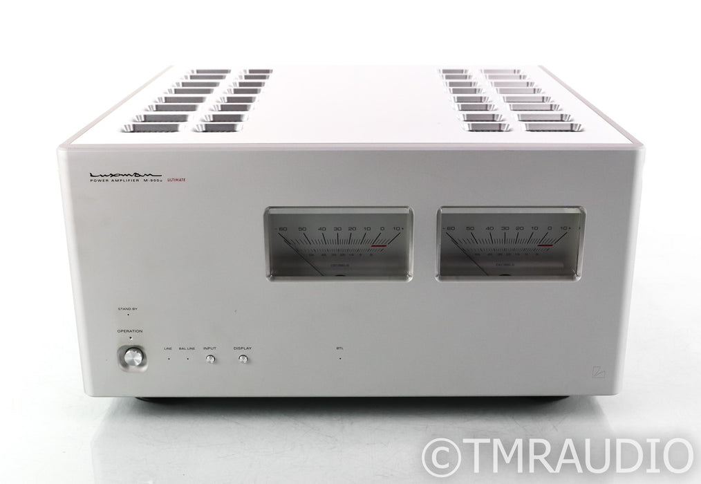 Luxman M-900u Stereo Power Amplifier; M900U; Silver