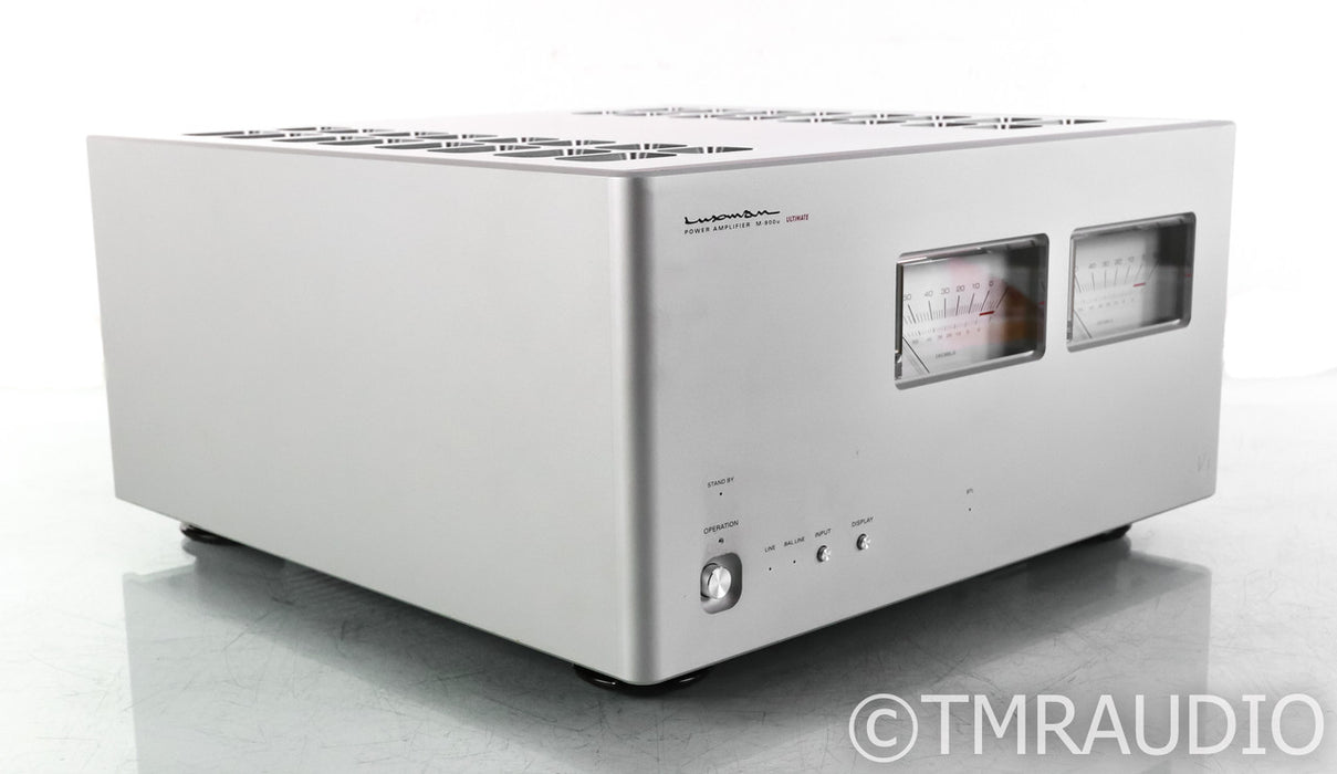 Luxman M-900u Stereo Power Amplifier; M900U; Silver