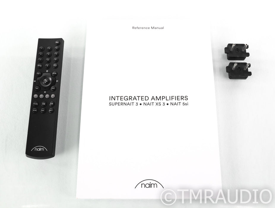 Naim Nait XS 3 Stereo Integrated Amplifier; Remote; Manual; XS3