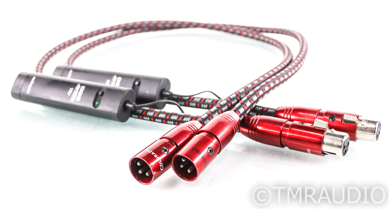 AudioQuest Colorado XLR Cables; 72v DBS; 1m Pair
