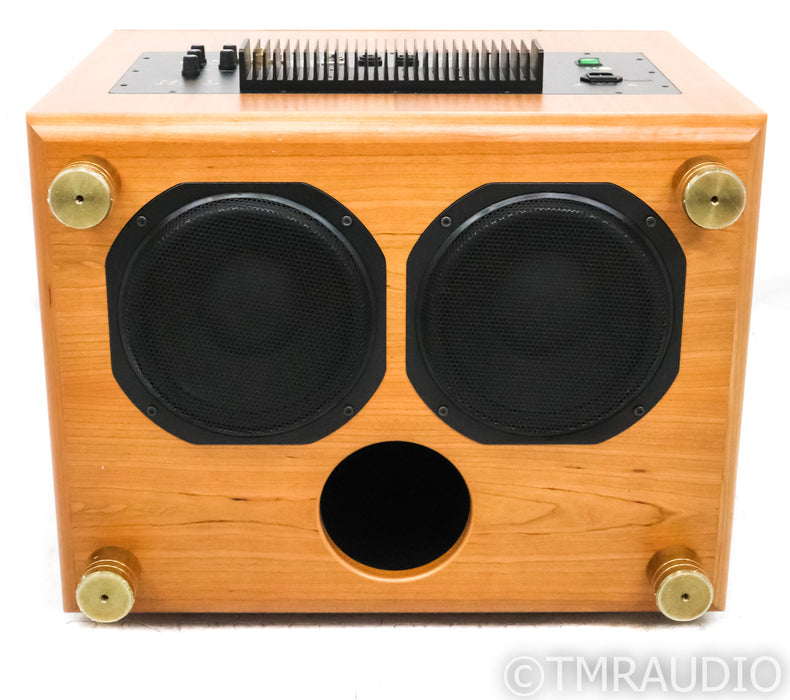 REL Studio III Powered Subwoofer; Cherry; Dual 10" Woofer
