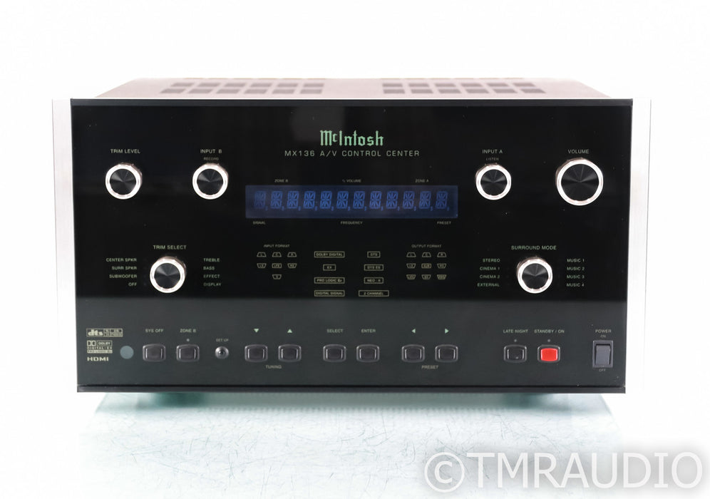 McIntosh MX136 7.1 Channel Home Theater Processor; MX-136; AS-IS (No Power)