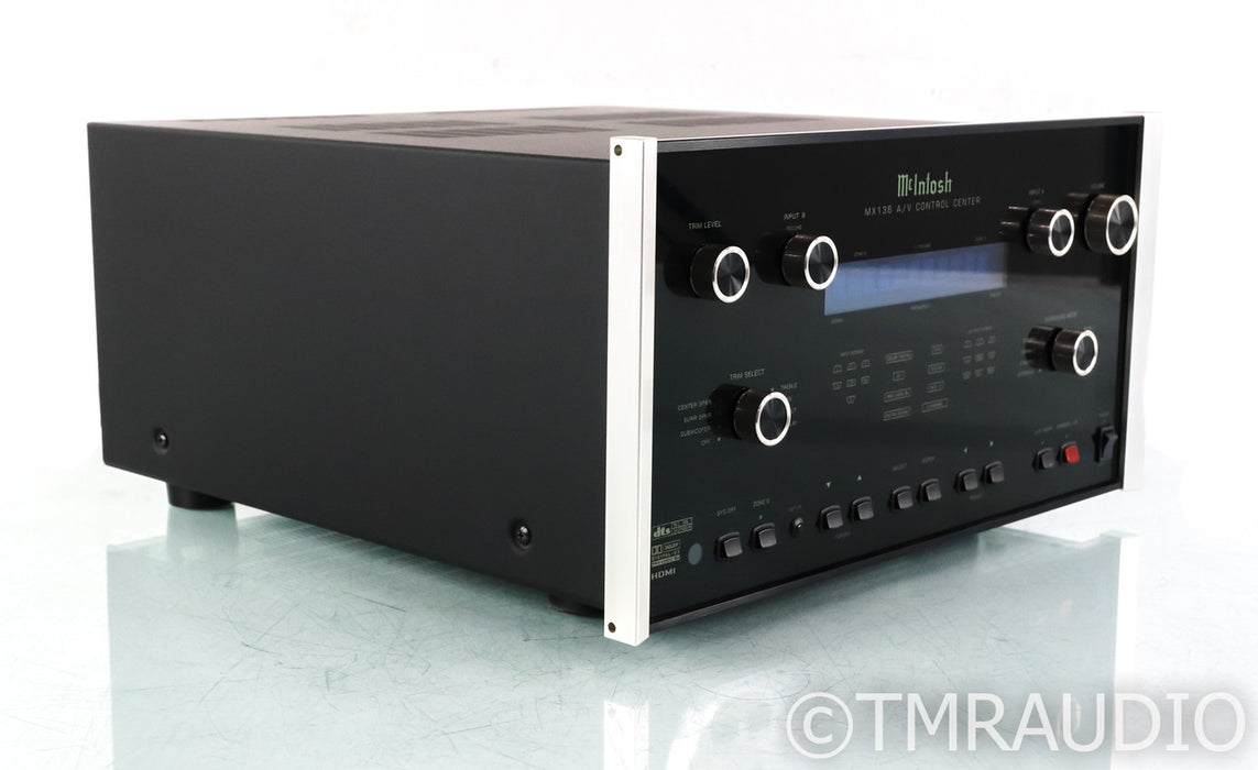 McIntosh MX136 7.1 Channel Home Theater Processor; MX-136; AS-IS (No Power)