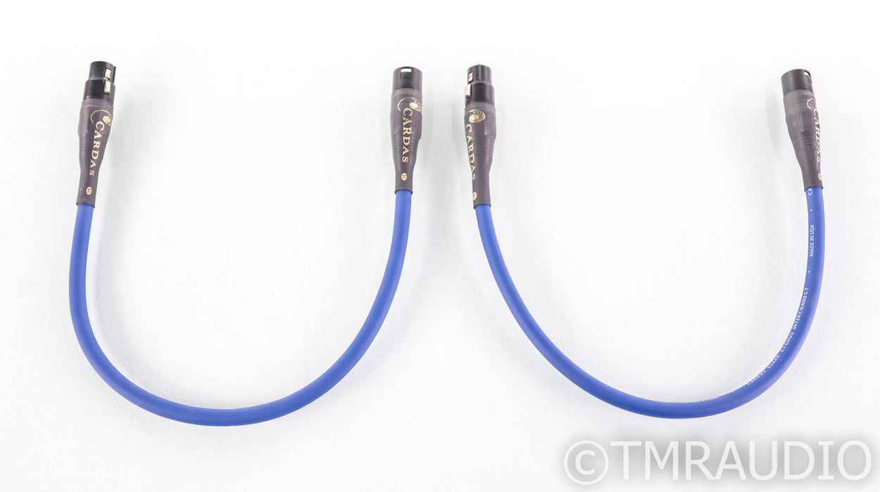 Cardas Clear Cygnus XLR Cables; 0.5m Pair Balanced Interconnects (Open Box)