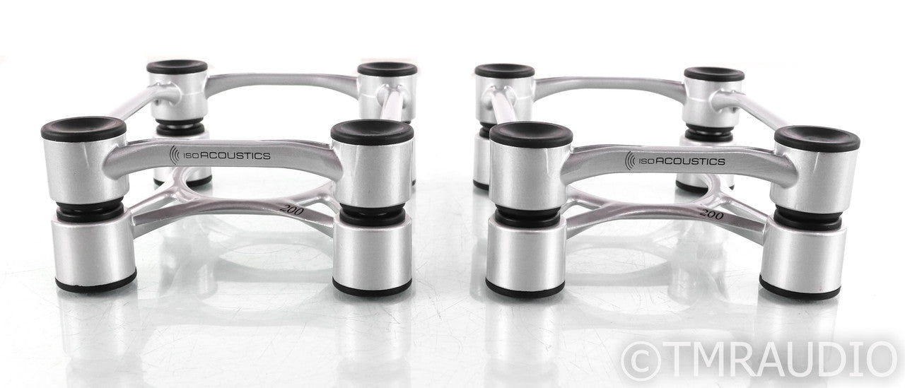 IsoAcoustics Aperta 200 Isolation Stands; Silver Pair (Open Box)