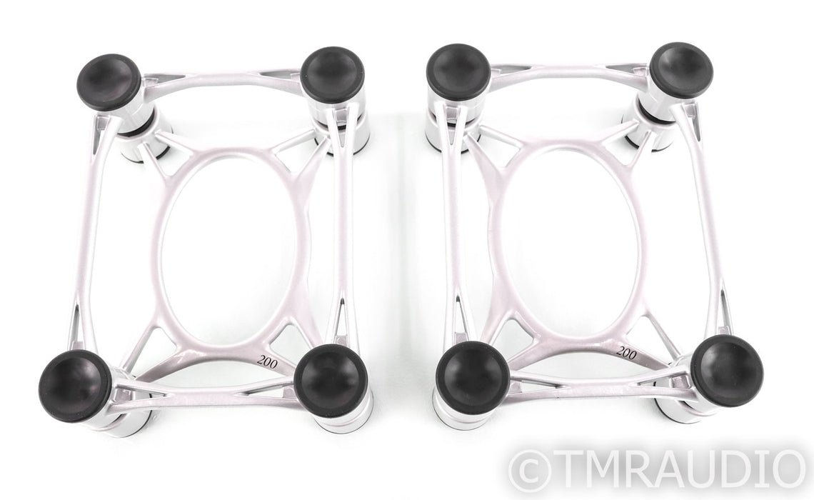 IsoAcoustics Aperta 200 Isolation Stands; Silver Pair (Open Box)