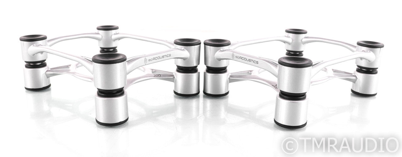 IsoAcoustics Aperta 200 Isolation Stands; Silver Pair (Open Box)