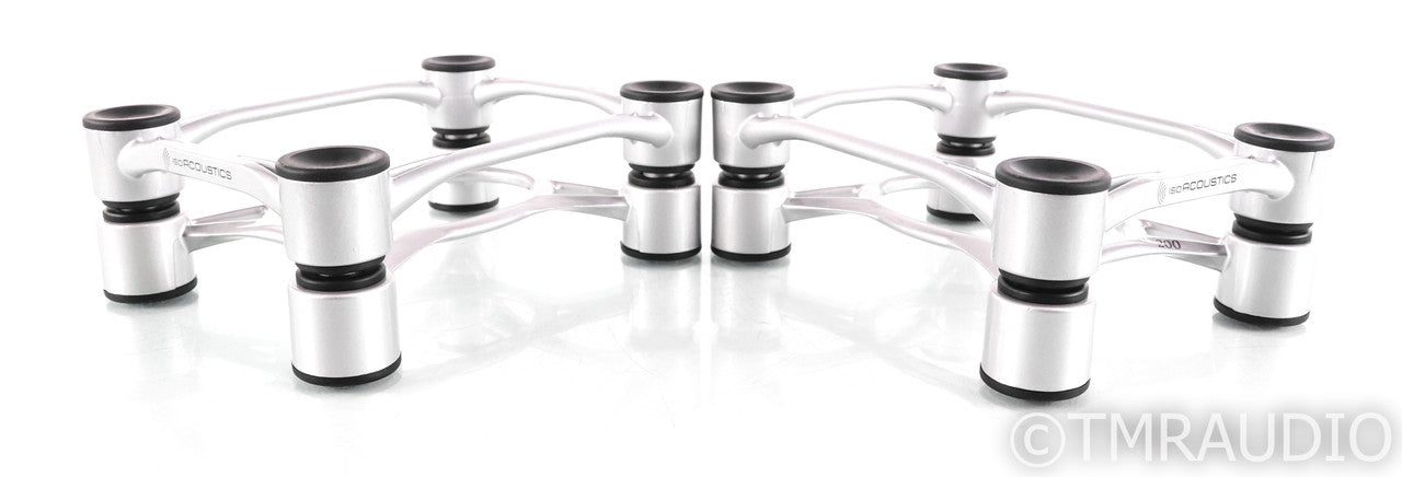 IsoAcoustics Aperta 200 Isolation Stands; Silver Pair (Open Box)