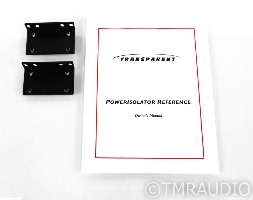 Transparent Audio PowerIsolator Reference AC Power Line Conditioner; Black