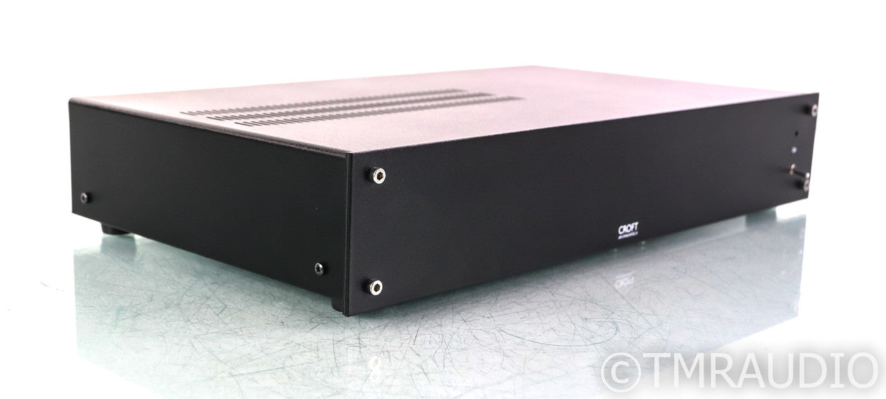 Croft Acoustics Series 7 Stereo Tube Hybrid Power Amplifier; Black