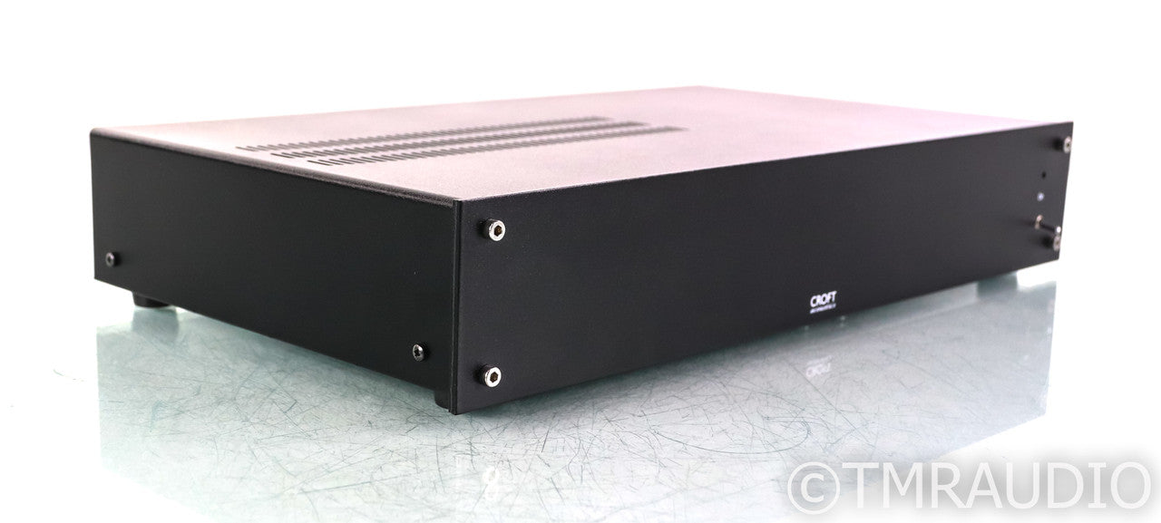 Croft Acoustics Series 7 Stereo Tube Hybrid Power Amplifier; Black