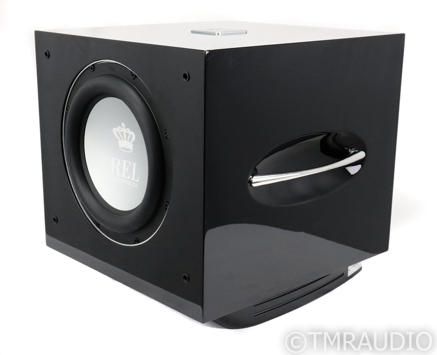 REL S/510 10" Powered Subwoofer; S510; Piano Black