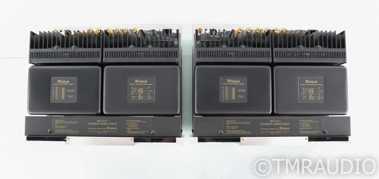 McIntosh MC501 Mono Power Amplifier; Pair; MC-501