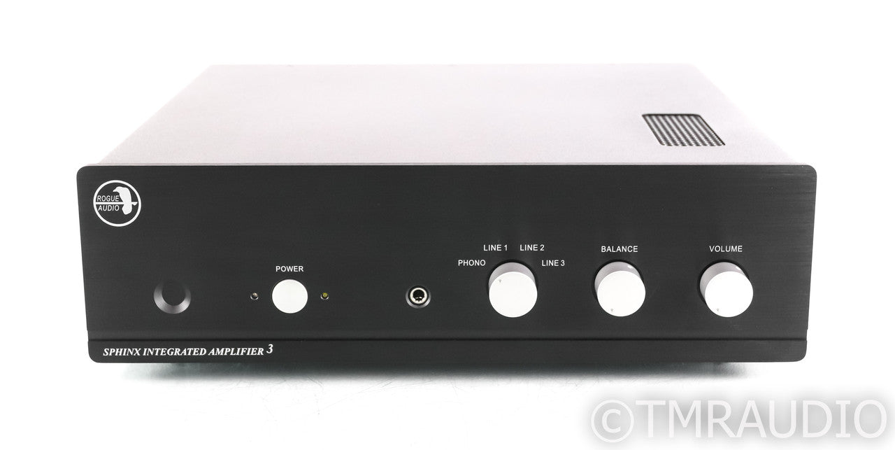 Rogue Audio Sphinx 3 Stereo Tube Hybrid Integrated Amplifier; Black; Remote