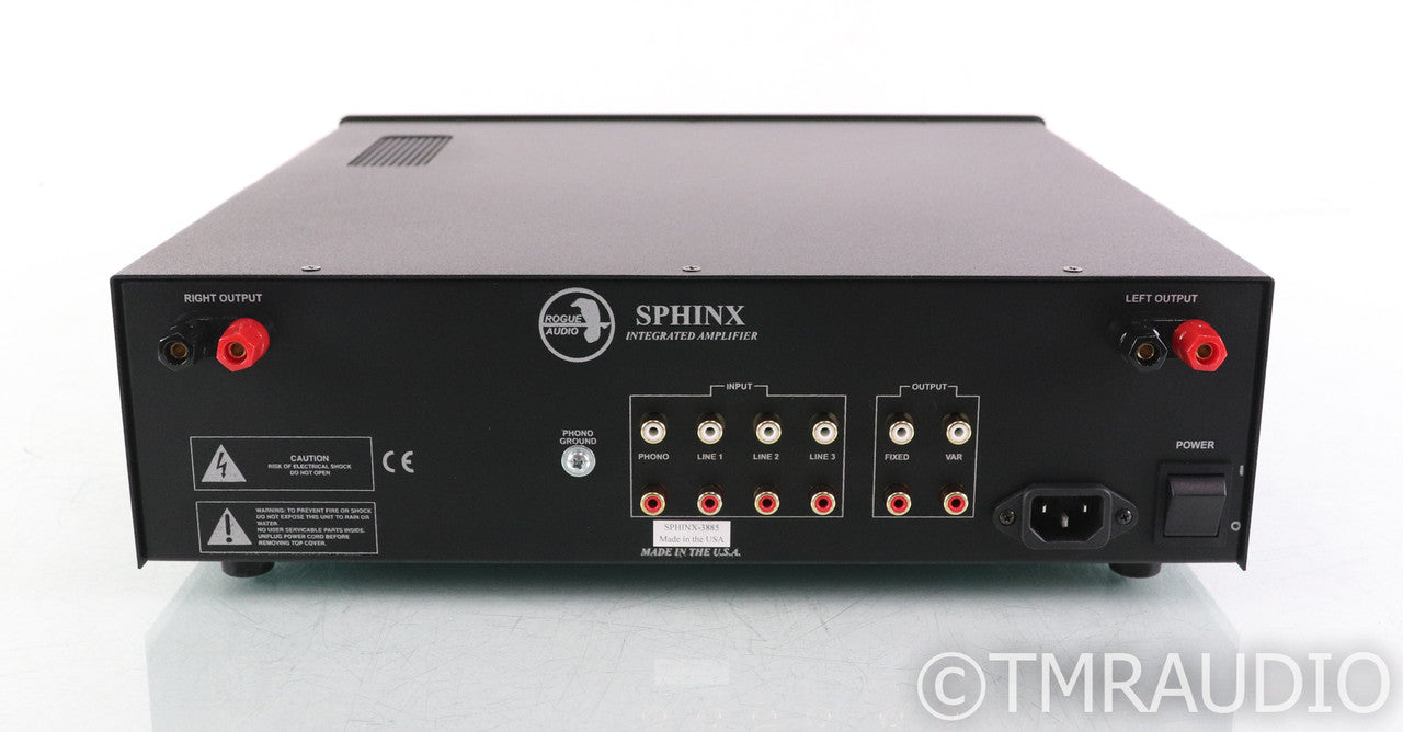 Rogue Audio Sphinx 3 Stereo Tube Hybrid Integrated Amplifier; Black; Remote