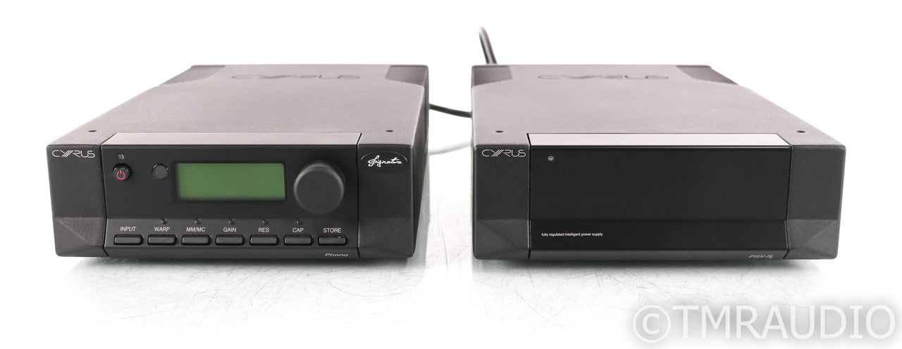 Cyrus Phono Signature MM / MC Phono Preamplifier; PSX-R2 Power Supply; Remote