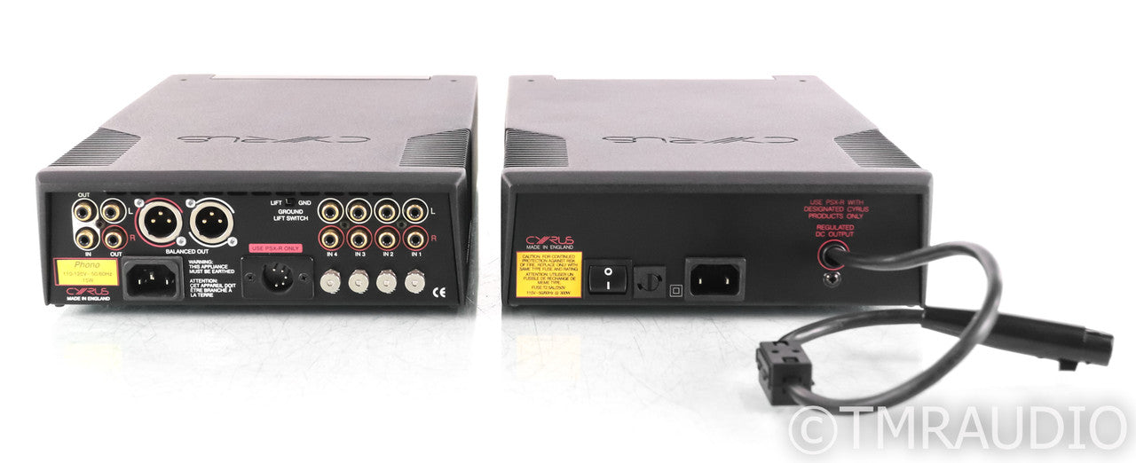 Cyrus Phono Signature MM / MC Phono Preamplifier; PSX-R2 Power Supply; Remote