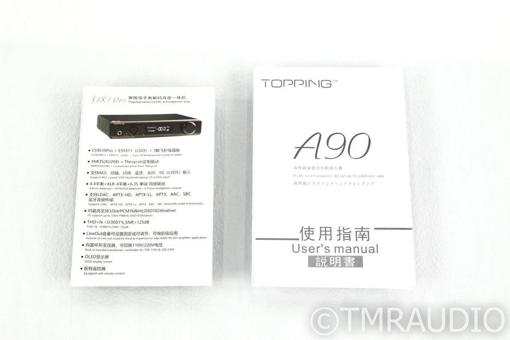 Topping A90 Headphone Amplifier; Black; A-90