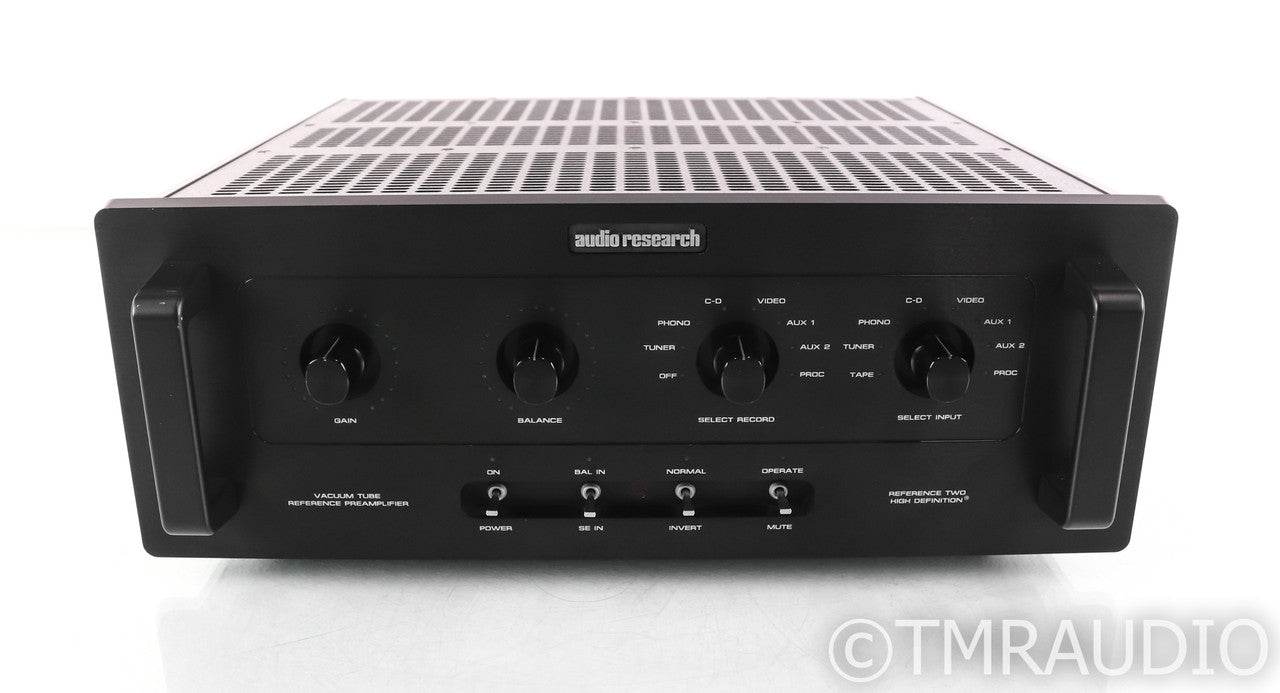 Audio Research Reference Two Stereo Tube Preamplifier; 2; Black; Remote