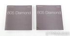 B&W 805 Diamond Bookshelf Speakers; Cherry Pair